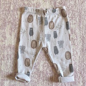 Zara Mini Neutral Animal Pants